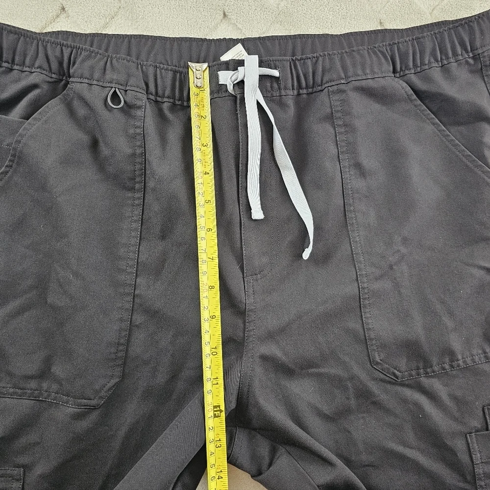 Figs Cairo Cargo Scrub Pants Mens 2XL Black Medical Nurse Wear